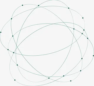 科技感线条球形矢量图免抠