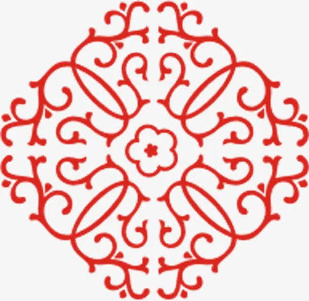 新年中式边框相框图片免抠