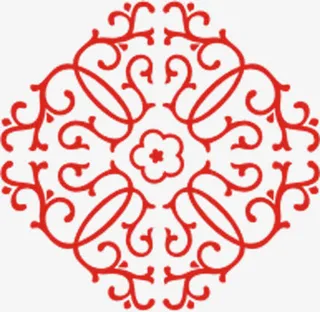 新年中式边框相框图片免抠