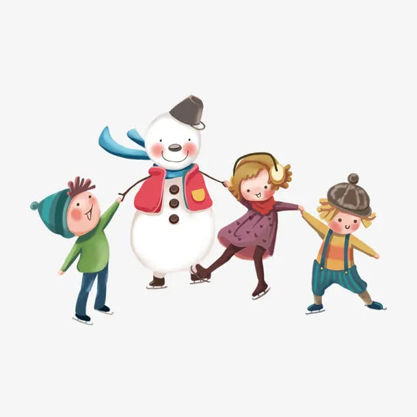 高清雪人的小伙伴免抠