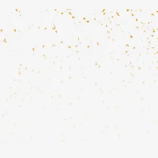 金色彩带节日元素免抠