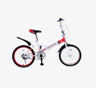 折叠自行车免抠