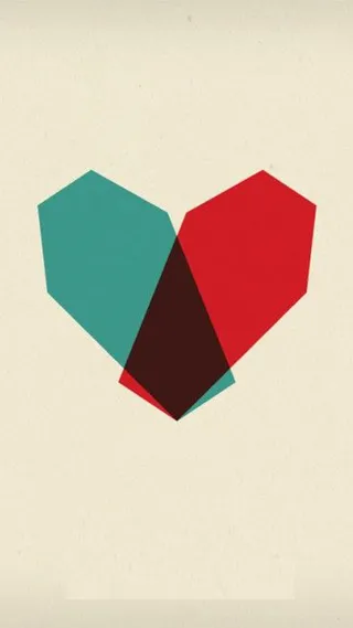 几何心形图高清