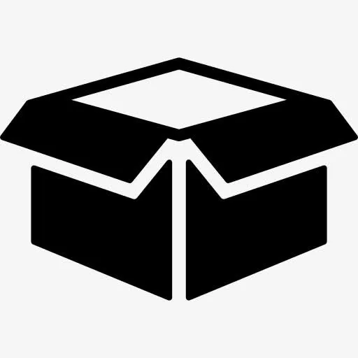 打开纸箱图标免抠图标元素
