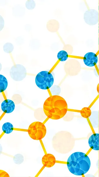 彩色几何印花H5背景高清