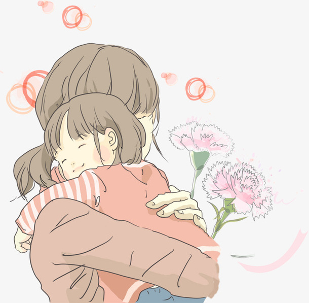 母亲节 妈妈 感恩 画面免抠