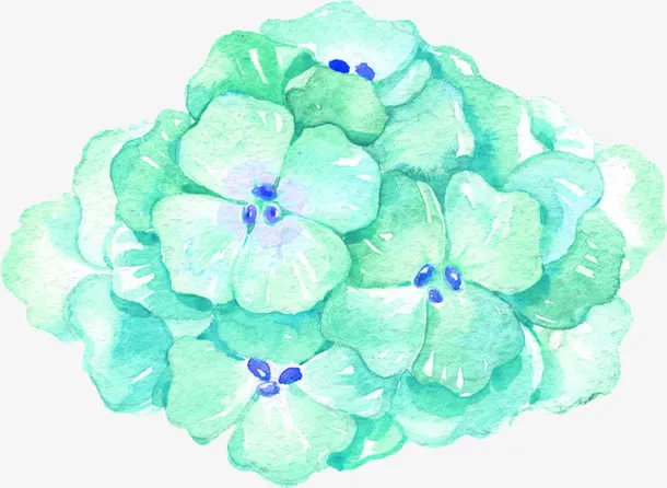 水彩花边免抠