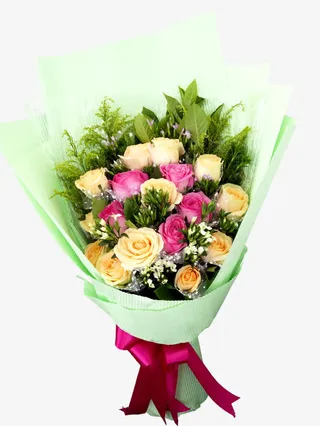 一束玫瑰花免抠