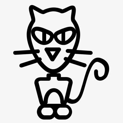 动物猫装饰万圣节宠物可怕的万圣免抠