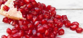 美食红石榴水果背景高清