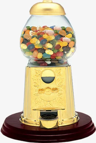 金色包装糖果免抠