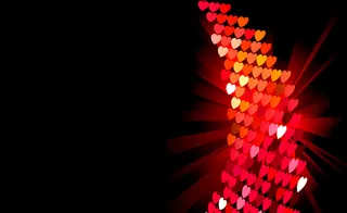 红色名片背景素材高清