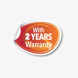 翻页立体渐变色彩2年质保图标免免抠