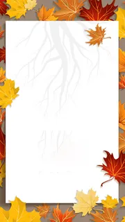 枫叶纸张H5背景高清