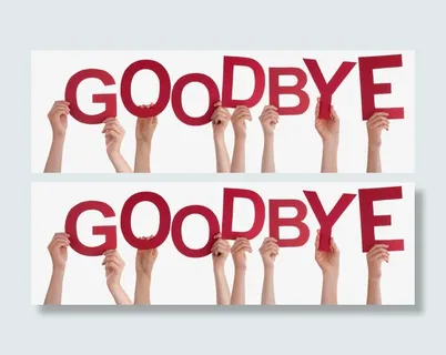 goodbye手举字母免抠