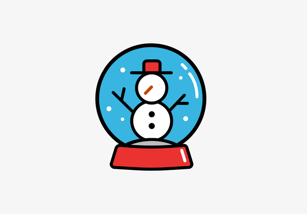 手绘Santa Claus免抠