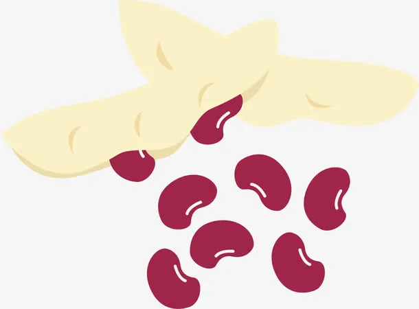 矢量红豆效果元素免抠素材免抠