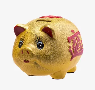 金猪储钱罐免抠