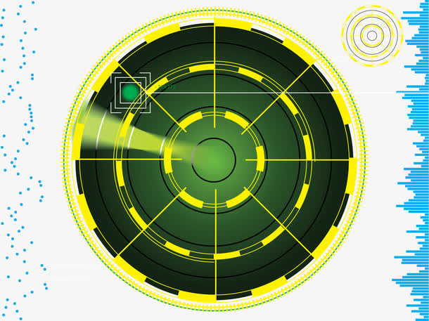 矢量图雷达探测免抠