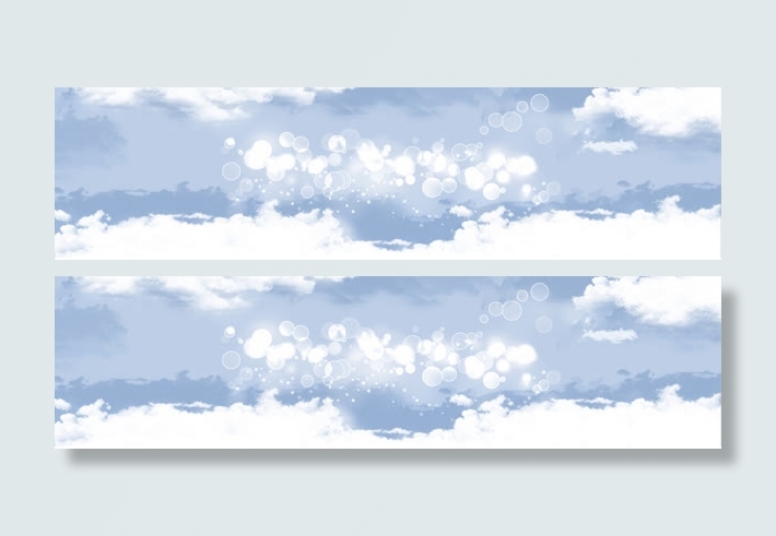 清新夏天banner免抠