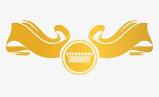 奖牌标题框矢量免抠