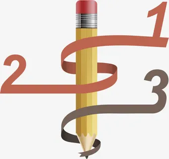 手绘步骤流程图免抠