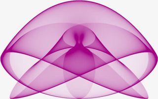 紫色科技感线条免抠