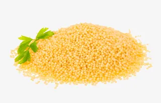 绿色芹菜叶点缀小米粒堆免抠