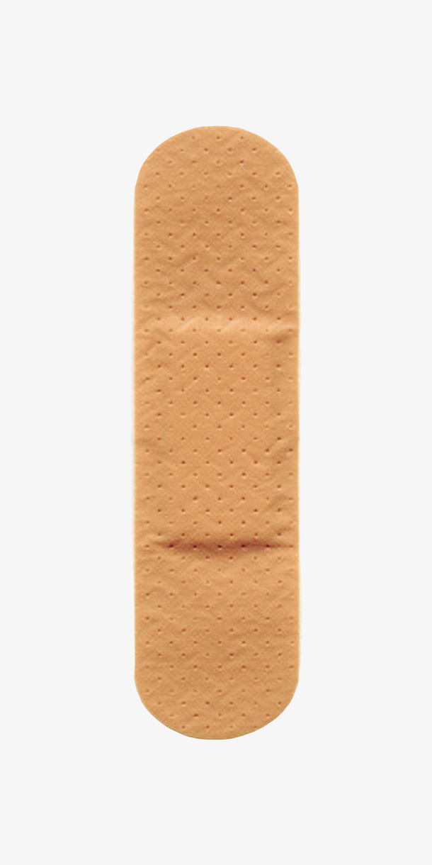 带透气小孔的创可贴实物免抠