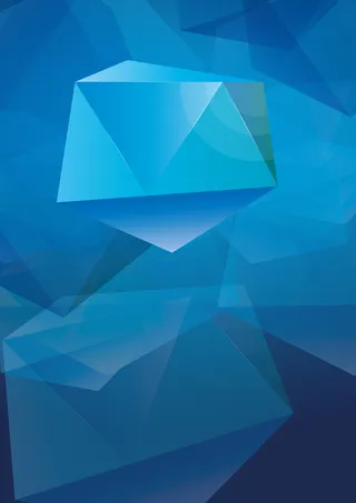 不规则多边形蓝色背景高清