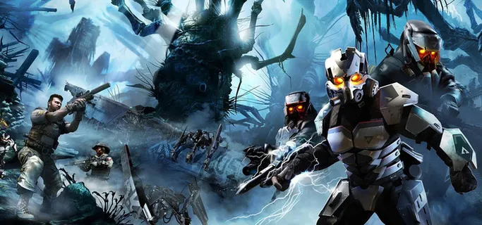 杀戮地带游戏店铺固态背景素材高清