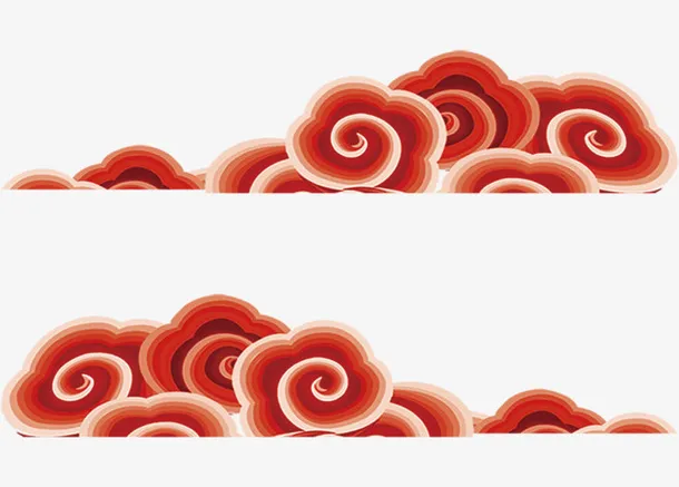 中国吉祥图案 祥云免抠