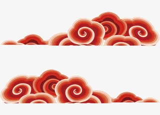 中国吉祥图案 祥云免抠