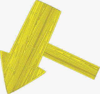 木纹木纹指示牌免抠