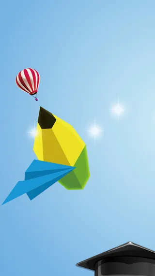 扁平梦想H5背景高清