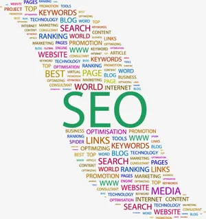 SEO主题背景矢量素材免抠