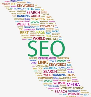 SEO主题背景矢量素材免抠