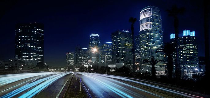 城市夜景背景高清