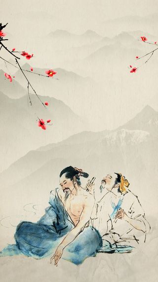 传统中医艾灸养生海报H5背景psd下载高清