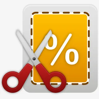 优惠券漂亮的办公室图标集第部分免抠