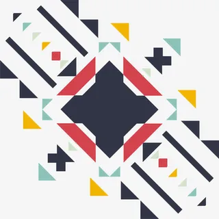 基本图形现代艺术免抠