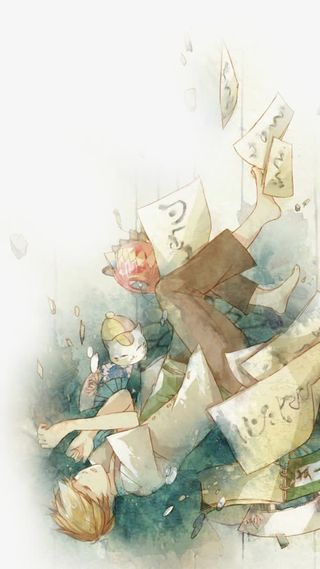 夏目友人帐水彩图免抠