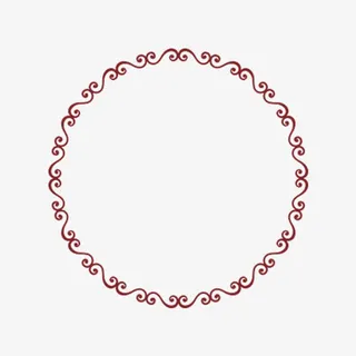 卡通复古欧式扭曲底纹免抠