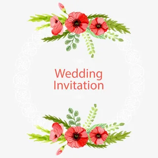 请柬装饰元素免抠