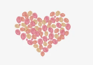 心形气球素材免抠