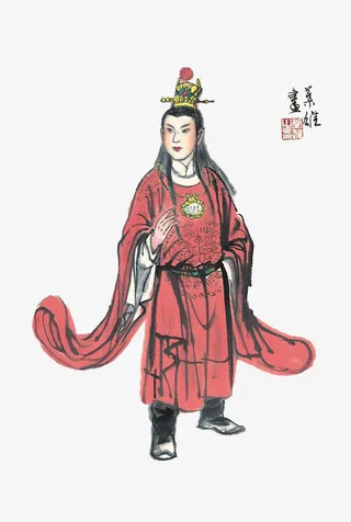 国画贾宝玉免抠