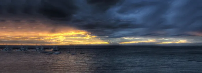 海边夜间大气海边高清