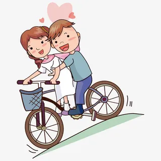 矢量自行车免抠