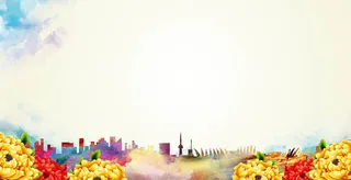 乐享五一促销海报背景模板高清