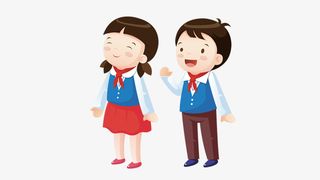 卡通小朋友素材免抠